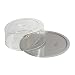 Produktbild APS Tablett mit Haube Finesse  Hochwertiges Tablett aus rostfreiem Edelstahl  Stapelbar und Made in Germany