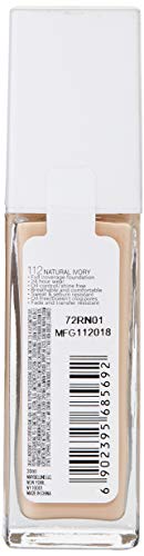 Image of Maybelline New York Super Stay Matte Ink Liquid Lipstick, 120 Artist, 5g & Maybelline New York Super Stay 24H Full Coverage Liquid Foundation, Natural Ivory 112, 30ml
