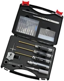 Fishing Reel Maintenance Kit - Water Drop Wheel, Drum Wrench, Bearing Push Rod, Hook Repair Tools - Essential Fishing Gear for Reel Disassembly & Maintenance - Black