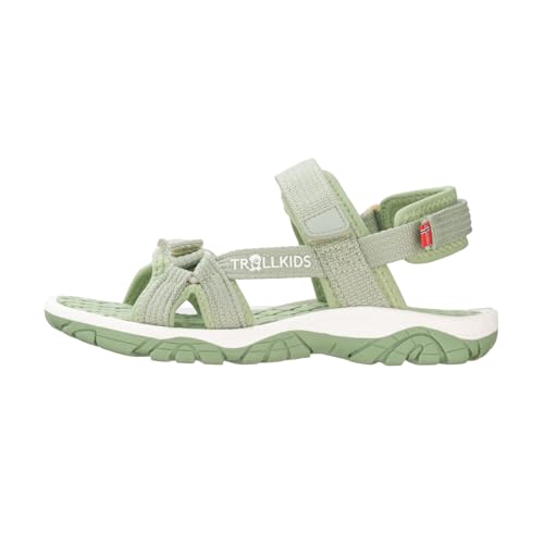 Trollkids Kids Oslofjord Sandal 34, pistachio green