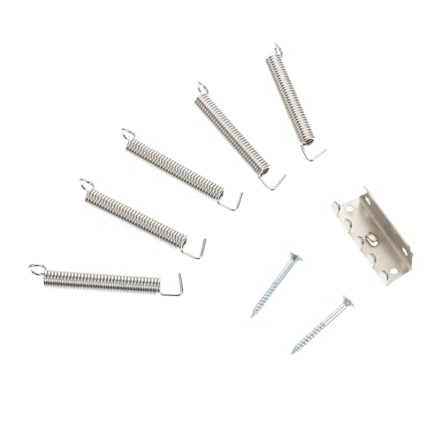 lurrose 電気ギター用頑丈スプリング ネジ 耐久軽量設計 滑らかなエッジ 傷防止 電気ギター初心者向け実用アクセサリー