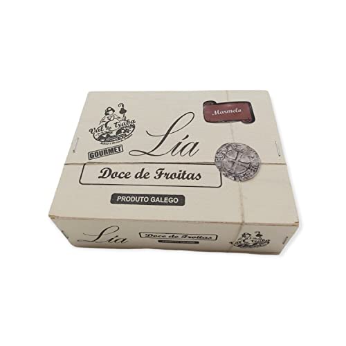 DULCE DE MEMBRILLO 250grs CAJA MADERA LIA GOURMET Cover
