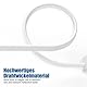KEAGAR 2 x E27 Lampenfassung mit Schalter mit Stecker, E27 Fassung Schwarz mit 3,5m Kabel Schraubring - Küche, Wohnzimmer und Kinderzimmer - Weiß White