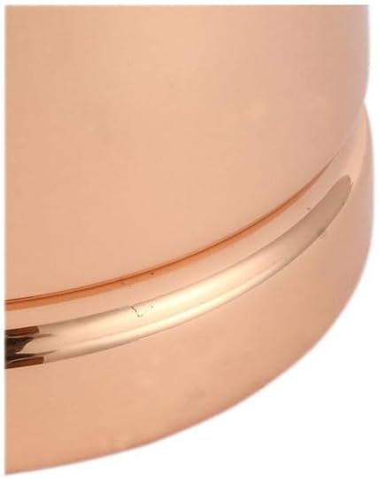Rose Gold Copper-Plated Stainless Steel Beer Mug with Handle – 3.5-inch Drinking Cup for Beer, Cider, and Cocktails