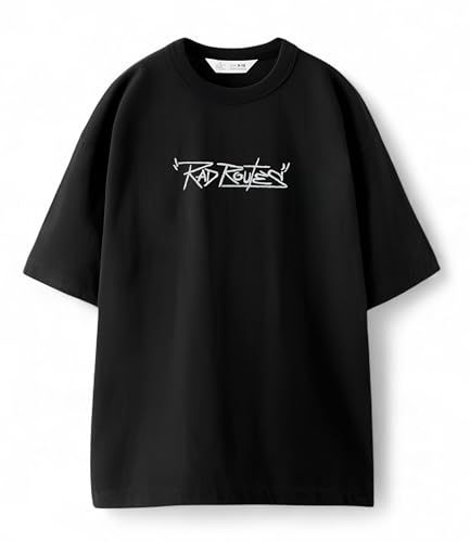 Image of Alan Jones Clothing Boys Oversized Cotton Printed T-Shirt | Round Neck, Short Sleeves, Casual Wear