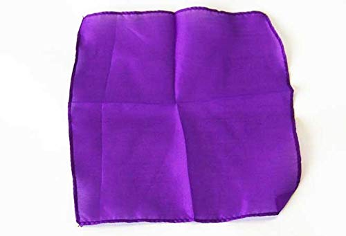 Magic Silk Foulard en Soie 100% Soie (30 x 30 cm) Violet