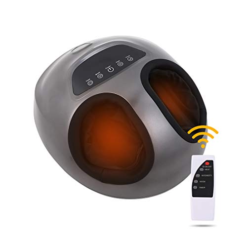 FlexiSpot Heated Foot Massager with Remote Control, Shitasu Massage Gifts, Deep Kneading, Air