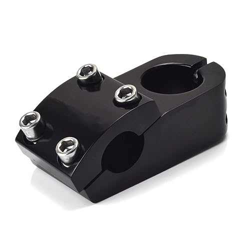 Elvaesther 22.2mm Short Bike Stem Mountain Bike Stem Clamp MTB Handlebars Riser Aluminum Alloy Fixed...