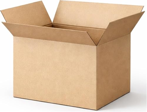Image of Double Wall Cardboard Boxes 18x12x12 inches (45x30x30 cm) | Strong Packing Boxes for Moving, Shipping & Storage | Durable Postal Boxes | Easy Fold Mailing Cartons | Multiple Pack Quantities (5)