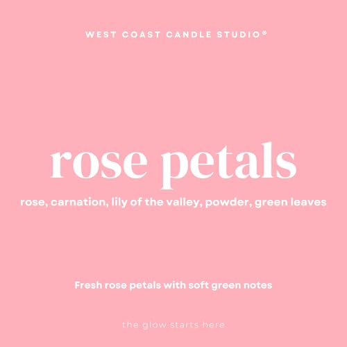 Image of Pet Safe Wax Melts for Dogs | Non Toxic Soy Wax Melts | Natural, Paraffin-Free, Clean Burning | Odor Eliminating Wax Cubes | Rose Petals