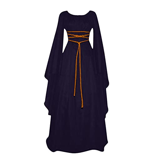 OIOLOYJM Renaissance Costume Women Medieval Sexy Plus Size Witch Vampire Gothic Halloween Costumes Woman 2025 Clothes Dresses