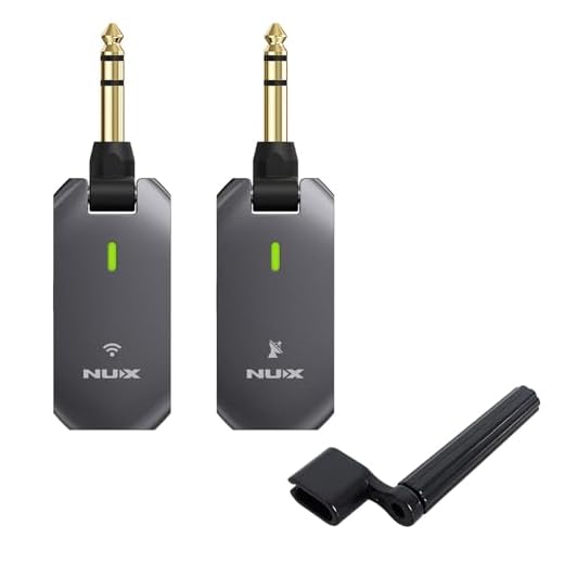 NUX C-5RC - Sistema inalámbrico de 5,8 GHz para guitarra + manivela keepdrum