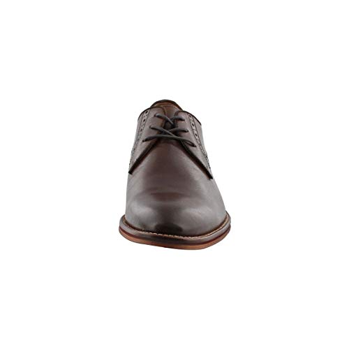 Johnston & Murphy Men's Conard Plain Toe Shoe Mahogany Italian Calfskin 9 M Us #TOP1