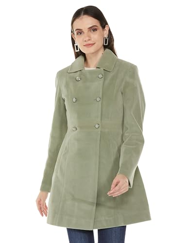 Image of Qube By Fort Collins Women's Knitted Hip Length Tweed Blazer - Stylish, Versatile, And Elegant For Office Or Casual Wear