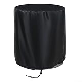 Optimisée pour les tables rondes : cette housse est habilement conçue pour s'adapter aux tables rondes mesurant 52 x 58 cm, ce qui en fait un choix intelligent pour protéger les tables basses et les configurations de bar extérieures contre les dommages environnementaux.