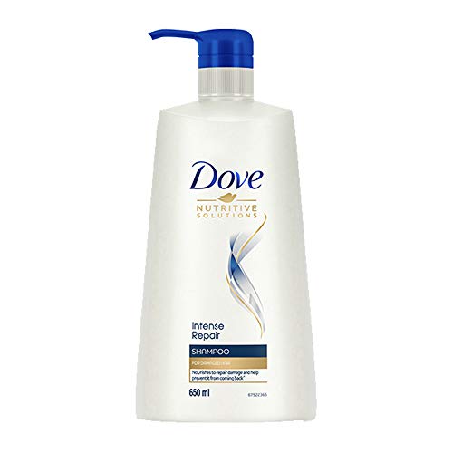Image of Dove Intense Repair Shampoo, 650Ml And Deeply Nourishing Body Wash, 800 Ml