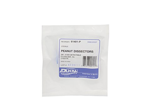 Dukal 61401-P Esponja de Maní, Portaesponja de Espuma C-5, Estéril, Paquete de 200 miniatura 2