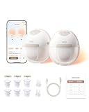 eufy Breast Pump E20, Heated Wearable Electric Breast Pump, 3 Temperature Levels, Hands-Free, App-Controlled Optimized Rhythm, Hospital-Grade Suction, Discreet and Ultra-Quiet Pumping