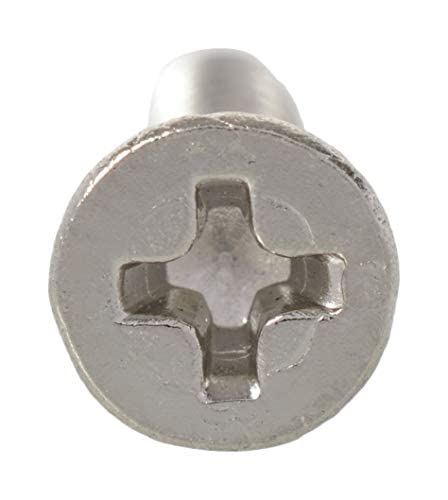 ssiskcon #4 x 16mm, Pack of 1000 Stainless Steel Head Self Tapping Counter Sunk Fasteners Screws Phillips plus head