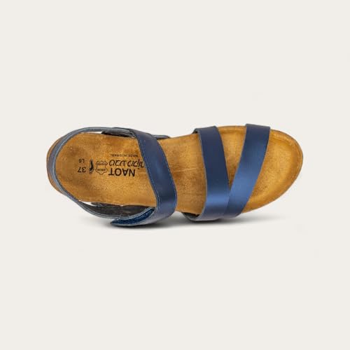 Image of NAOT Kayla Women's Sandals - Supportive 3-Strap Design with Backstrap, Cork & Latex Footbed - Arch Support - Travel-Friendly Comfortable Walking Sandals for All-Day Wear