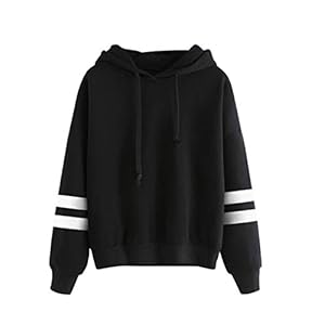 G-Anica Kapuzenpullover Damen Sweatshirt Langarm Rundhals Tumblr Pullover Hoodie Sport Casual mit Kapuzen Sweatjacke Oberteile