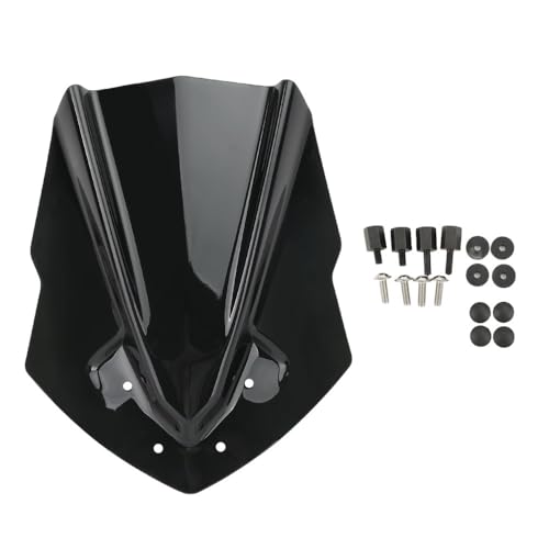 Pare-brise moto ABS réglable pour trajets quotidiens en MT125