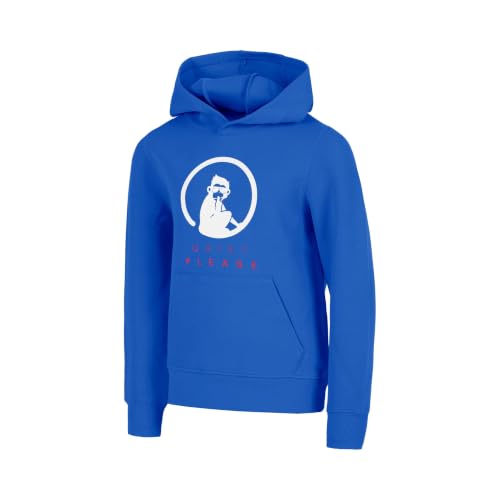 Quiet Please Baseline Felpa con Cappuccio Ragazzi Blu