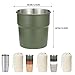 ZHENZQ 4pcs Stackable Camping Water Cup 300ml Teas Coffees Milk Beer Mug Stainless Steels Drinking Cups Outdoor Travel Cups