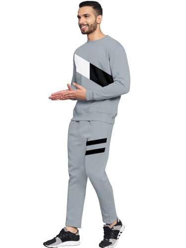 Image of The Baba's Store 2-Piece Men's Tracksuit - Lightweight Workout Set with Jacket & Pants - Gym, Jogging, Casual full sleeve