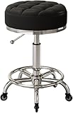contacter tati Roue rotative à 360 degrés : notre tabouret roulant est équipé d'une roue rotative à 360 degrés, vous permettant de vous déplacer librement dans n'importe quelle direction et de communiquer avec les autres.