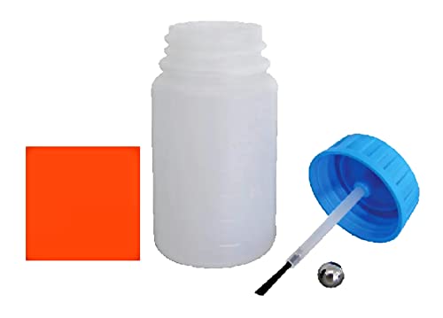 Heavy Paints Kubota Excavator Red Orange 50ml synthetic enamel paint TOUCH UP bottle