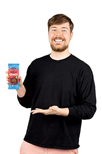 Feastables Mrbeast Milk Chocolate Crunch Bars - Made With Grass-Fed Milk Chocolate And Organic Cocoa. Only 6 Ingredients, 10 Count #TOP3