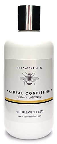 99% Natural ACONDICIONADOR DERMOPROTECTOR - SIN PERFUME - 250ml de BEES of BRITAIN Sin Sulfatos, Parabenos. pH 5.5 Piel Sensible. Donamos el 5% de Ganancias Para Ayudar a Salvar Abejas y Polinizadores Cover