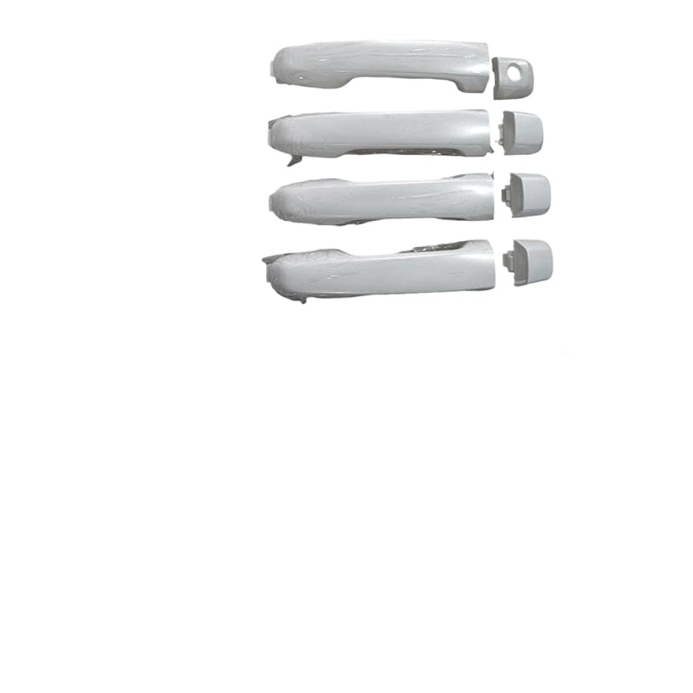 AunUszNNk Exterior Door Handle Compatible with 4Runner GX460 2010-2018 Replacement for 69211-60090(White)
