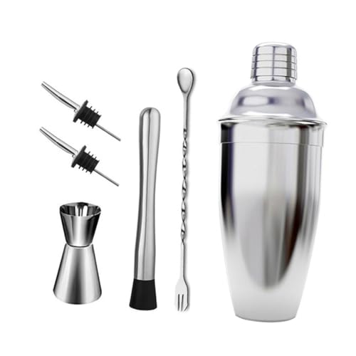GLEAVI 6Piezas Cocteleras Inoxidable de Bebidas Caseras Herramientas de Bar Cócteles y Vinos de Limpiar Fiestas y
