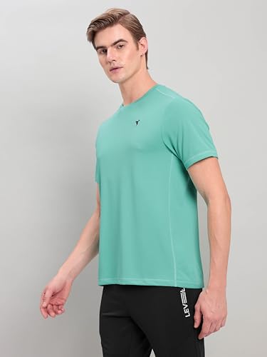 Image of TECHNOSPORT Men's Polyester Regular Fit T-Shirt