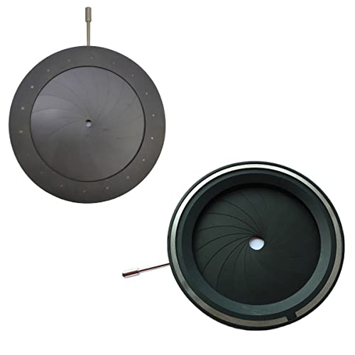 Microscope 4-60mm Metal Zoom Optical Amplifying Iris Diaphragm Aperture Condenser 18 Blades for Digital Camera Microscope Adapter