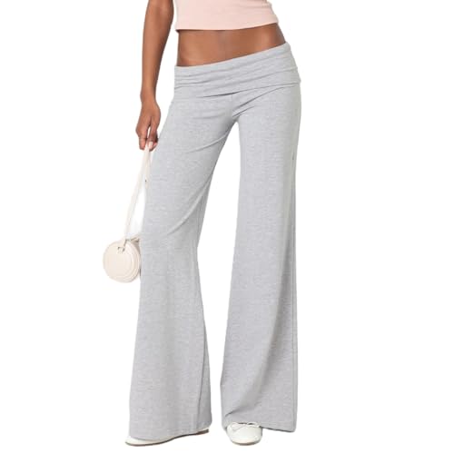 Pivanzore Striped Fold Over Lounge Pants