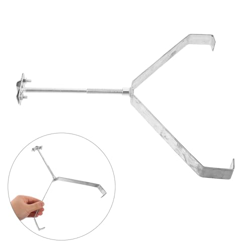 Soporte ajustable de hierro CLISPEED con abrazadera triangular de puesta a tierra, 4 uds 6