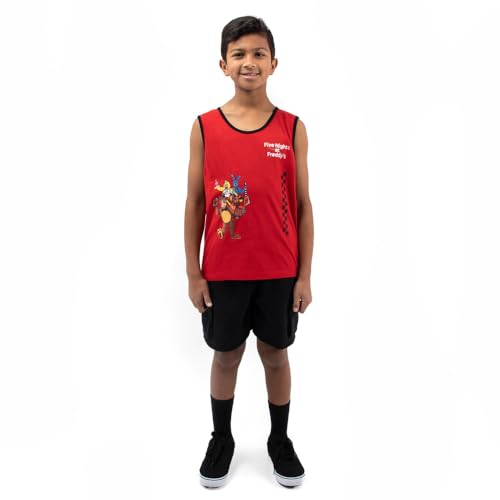 Five Nights at Freddy's Value 3-Pack of Youth Boy's Sleeveless Muscle Shirts3