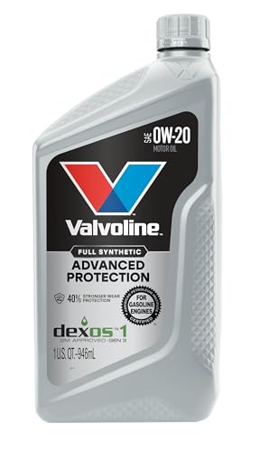 Valvoline Advanced Full Synthetic SAE 0W-20 Motor Oil 1 QT