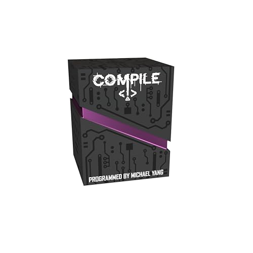 Greater Than Games: Compile: Main 1, Juego de cartas de estrategia de control de área, juega como una inteligencia artificial competitiva, a partir de 14 años, 2 jugadores, 20 minutos