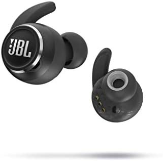 JBL Reflect Mini NC TWS - Small waterproof sports in-ear headphones with Bluetooth, with charging case, in black