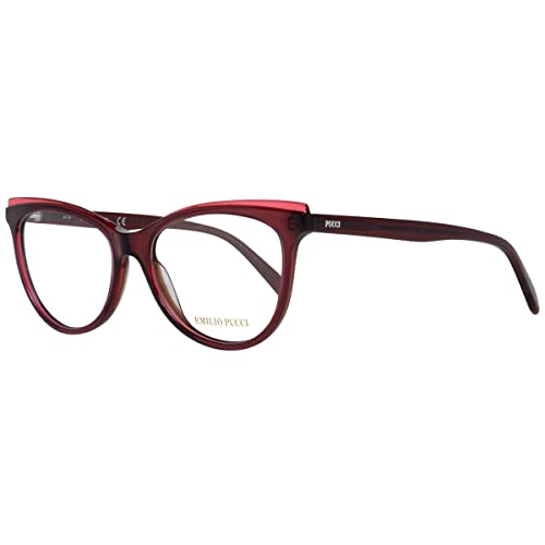 Monture de lunettes femme rouge Emilio Pucci EP5099 53050 en acétate chic