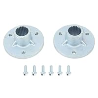 Hinterachs-Radnaben-Kit, Hinterradnabe, 23 Tonnen, 3-Bolzen-Hinterachs-Radnabe Mit Schrauben Links Und Rechts, Passend Für 5-Zoll-Reifen, Quad, Motorrad, ATV, Go-Kart