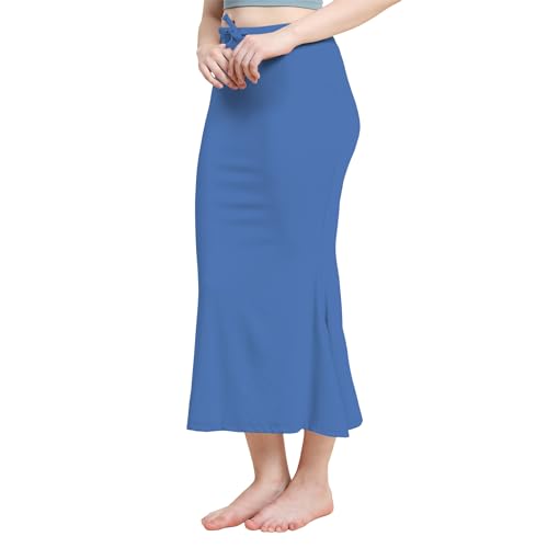 Image of Amazon Brand - Anarva Women Cotton Blended Saree Shapewear Regular Petticoat Skirt For Saree