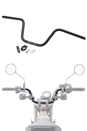 ジータレーシング(ZETA RACING) CT125(JA55/JA65)'20-23専用 スペシャライズド ハンドルバー 純正ケーブル可 スイッチボックス用穴あけ加工済み 純正ウィンカー固定用ステー付属 ワイドアップベンド ZETAアドベンチャーアーマーハンドガードCT125専用にも対応 ハンターカブ F4384(旧品番:ZE07-9960) ダートフリーク DIRTFREAK