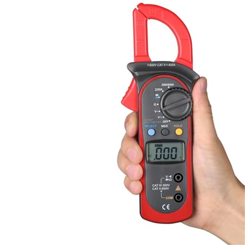 Multímetro pinza digital UT201 para medición de voltaje AC/DC, corriente, capacidad, frecuencia y más miniatura 5
