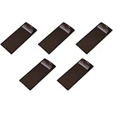 伝票 ホルダー クリップボード ファイルクリップ バインダー 飲食店 業務用 注文票 会計票 (茶, 5個入)