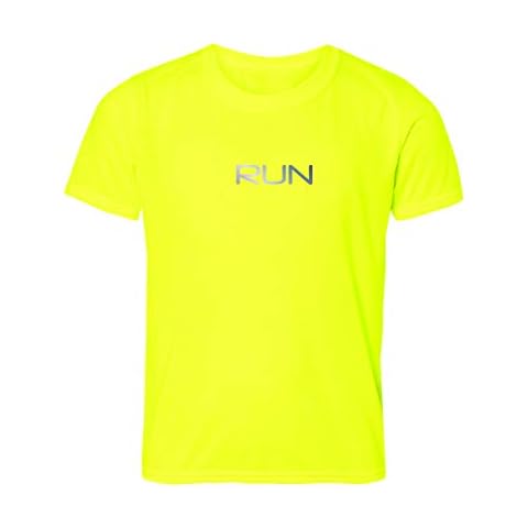 MovoBright Reflective Running Top, Mens Run Safe T Shirt, Running Hi Viz for Man, Mens Runners Reflectives Cover